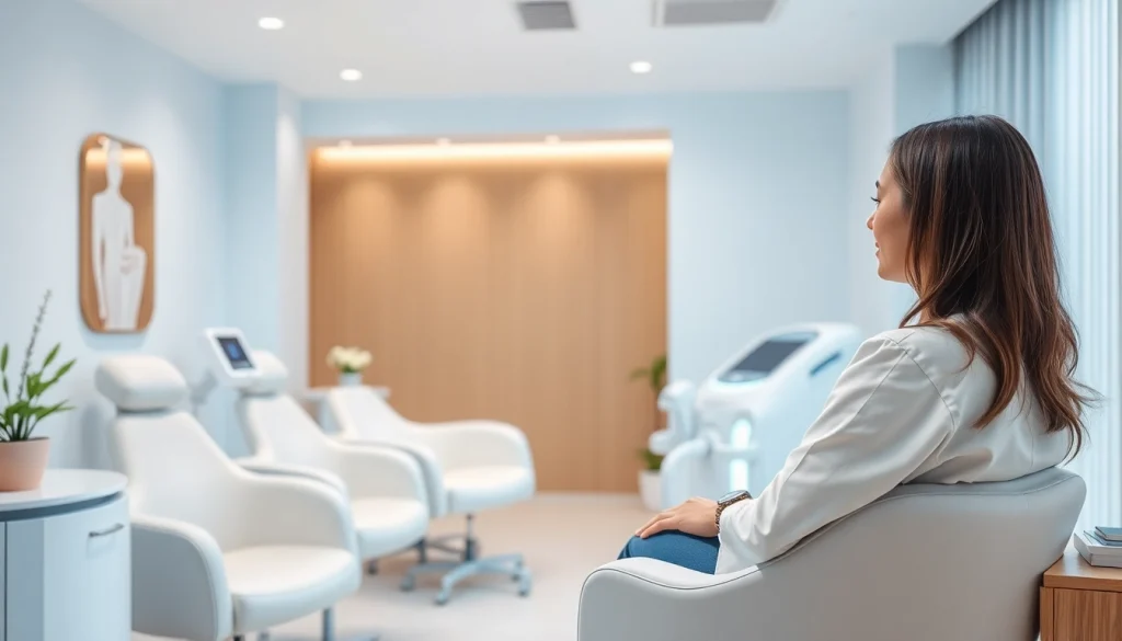 医療脱毛 おすすめのクリニック：最新の治療機器と専門的な環境を備えた様子。