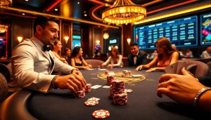 Experience the excitement of poker with CEO 888new in a luxurious casino setting.