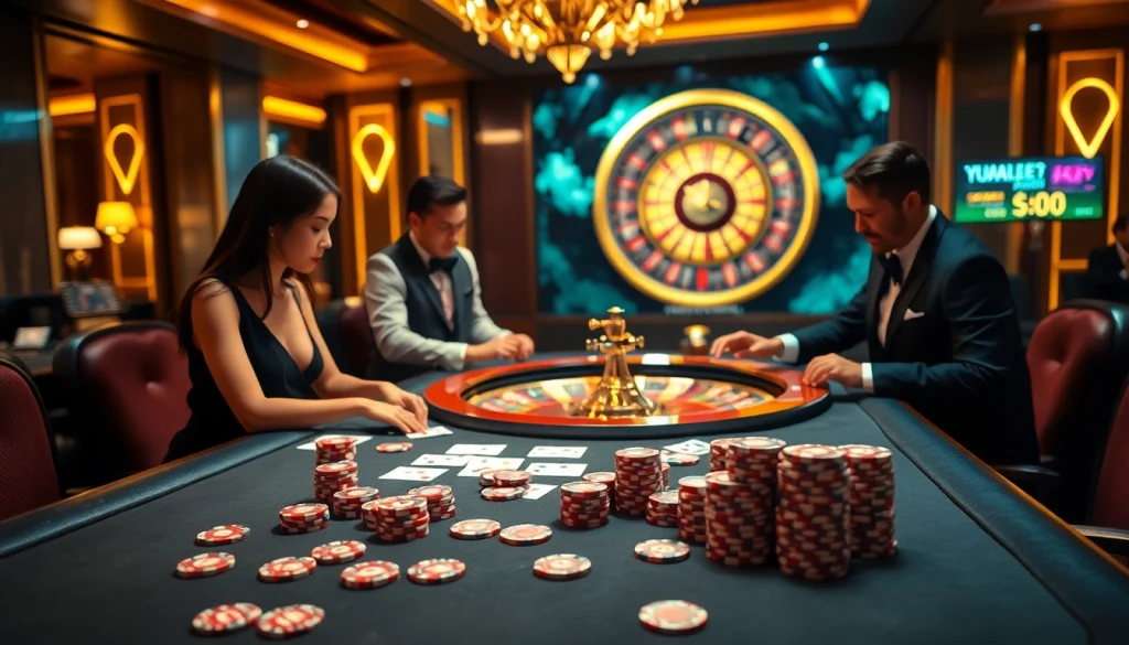 Experience thrilling gameplay at Vuabai9 Casino with exciting card games and roulette.