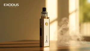 PECAH837 disposable vape device from Exodus Vapes showcasing sleek design and quality.