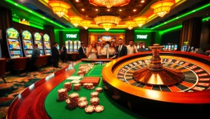 Experience the thrill of 789 win at an exciting casino table with vibrant chips and cards.