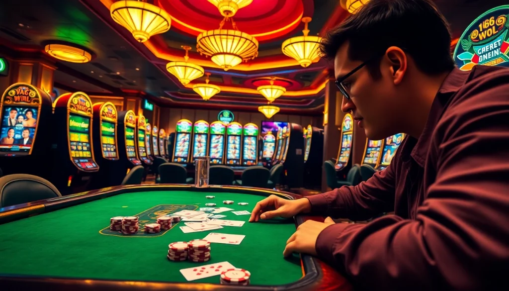 Experience the thrill of gaming on u888 com with vibrant casino tables and exciting slot machines.
