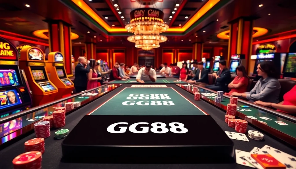 Experience the excitement of GG88 with engaging casino gameplay and thrilling betting action.