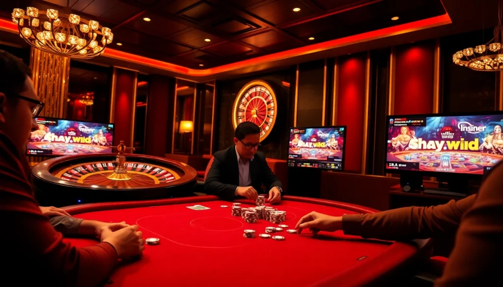 Experience thrilling gameplay at hay.win with poker chips and vibrant casino ambiance.