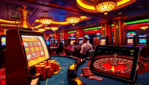 Players enjoying an exciting casino experience at https://s8ok.com/, featuring vibrant tables and dynamic gameplay.