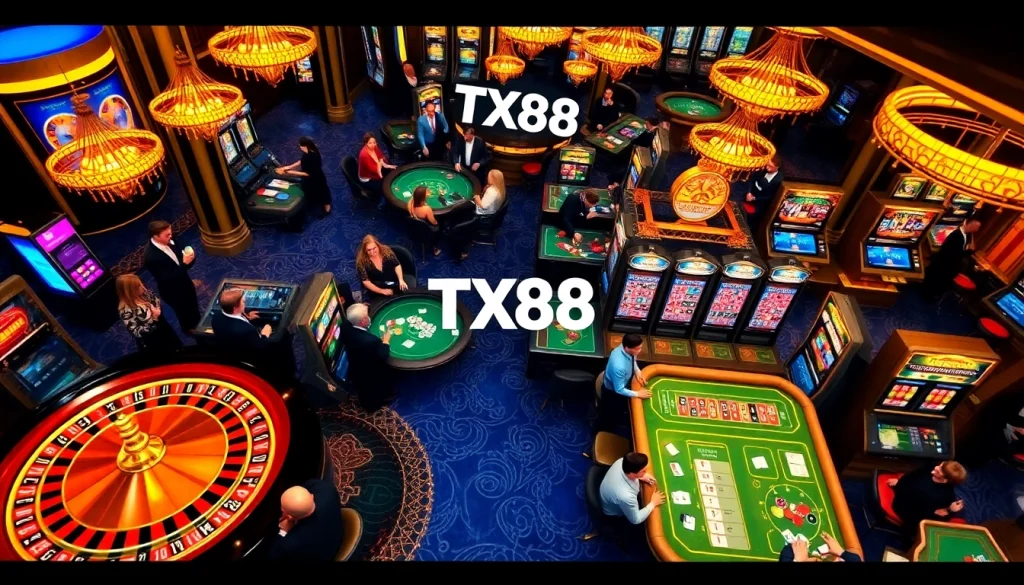 Experience the excitement of gambling at TX88.link with vibrant tables and thrilling games.