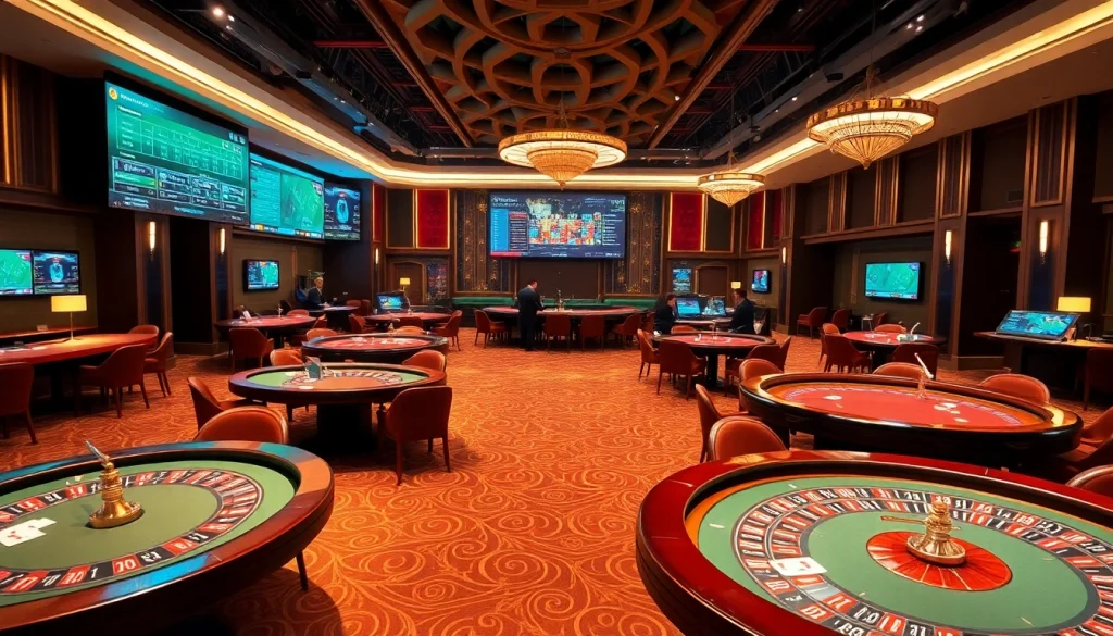 Experience Live Casino 6FF with thrilling games and professional dealers in a luxurious atmosphere.