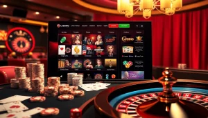 Experience high-stakes gameplay at https://lc88.supply/ with vibrant online casino elements like roulette and slot machines.