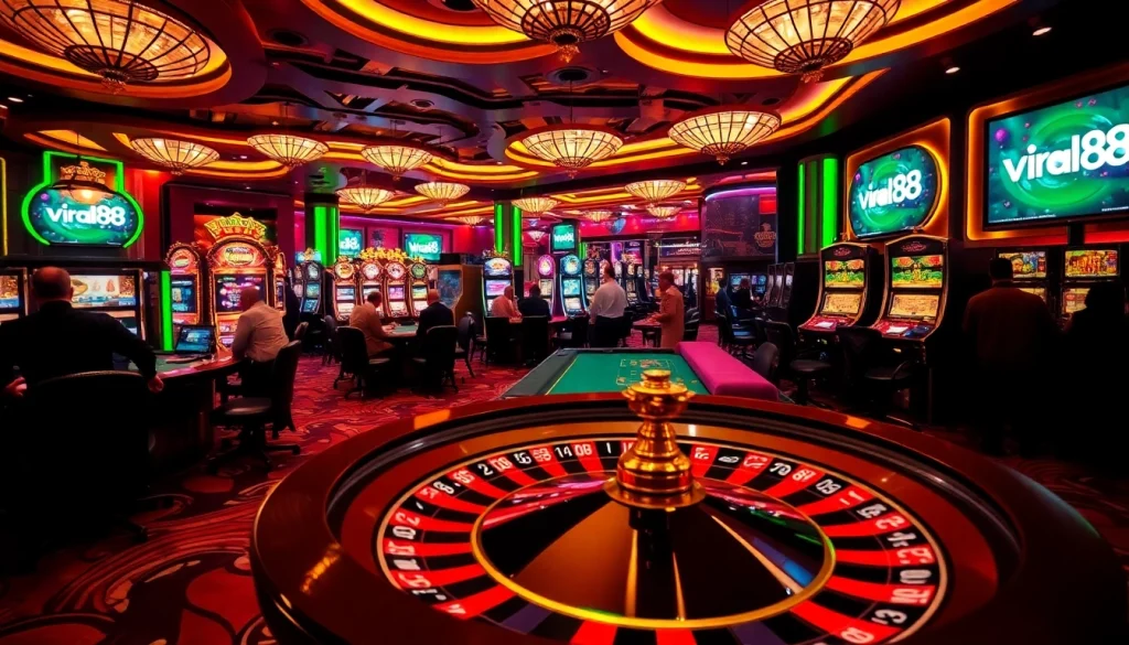 Experience the thrill of gambling at viral88 with vibrant casino games and joyful players.