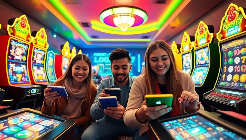 LAGAGAME77 online gaming portal presenting interactive slot games with vibrant graphics and engaging user interfaces.