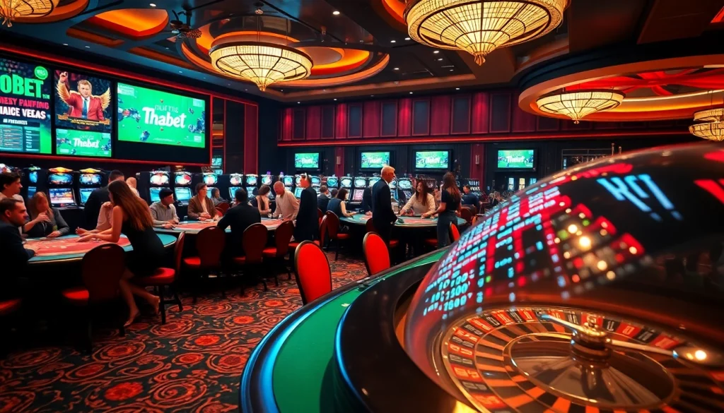 Engage in high-stakes games at https://thabet.vegas/ with thrilling poker and roulette.