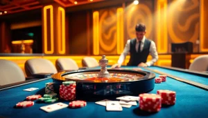 Experience the thrill of online gambling with https://bong88.casa/ featuring a live casino table setup that brings excitement to your bets.