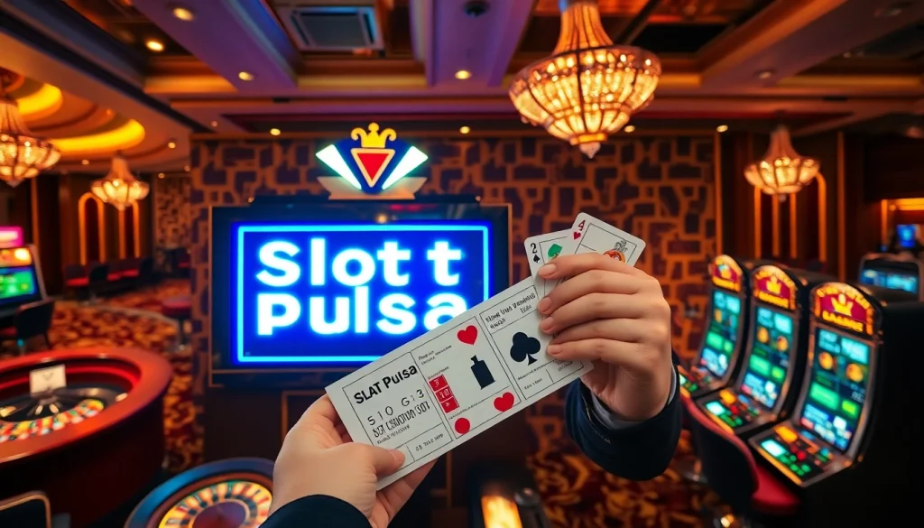 Rasakan sensasi kemenangan dengan Slot Pulsa di kasino mewah.