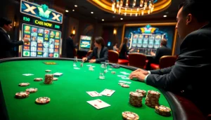 Experience the thrilling action at XX88 COM with vibrant casino visuals and engaging gameplay.