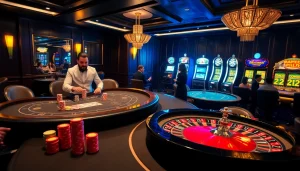 Experience high-stakes excitement at https://okfun.uk.net/ with luxurious poker tables and vibrant slot machines.