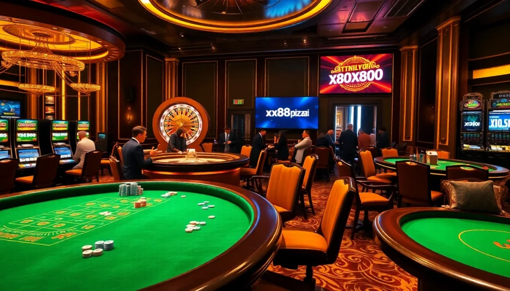 Experience the thrill of gaming at https://xx88.pizza/ with vibrant tables, chips, and excitement.