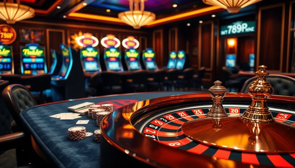 Experience the thrill of 789P with vibrant casino elements and engaging gameplay.