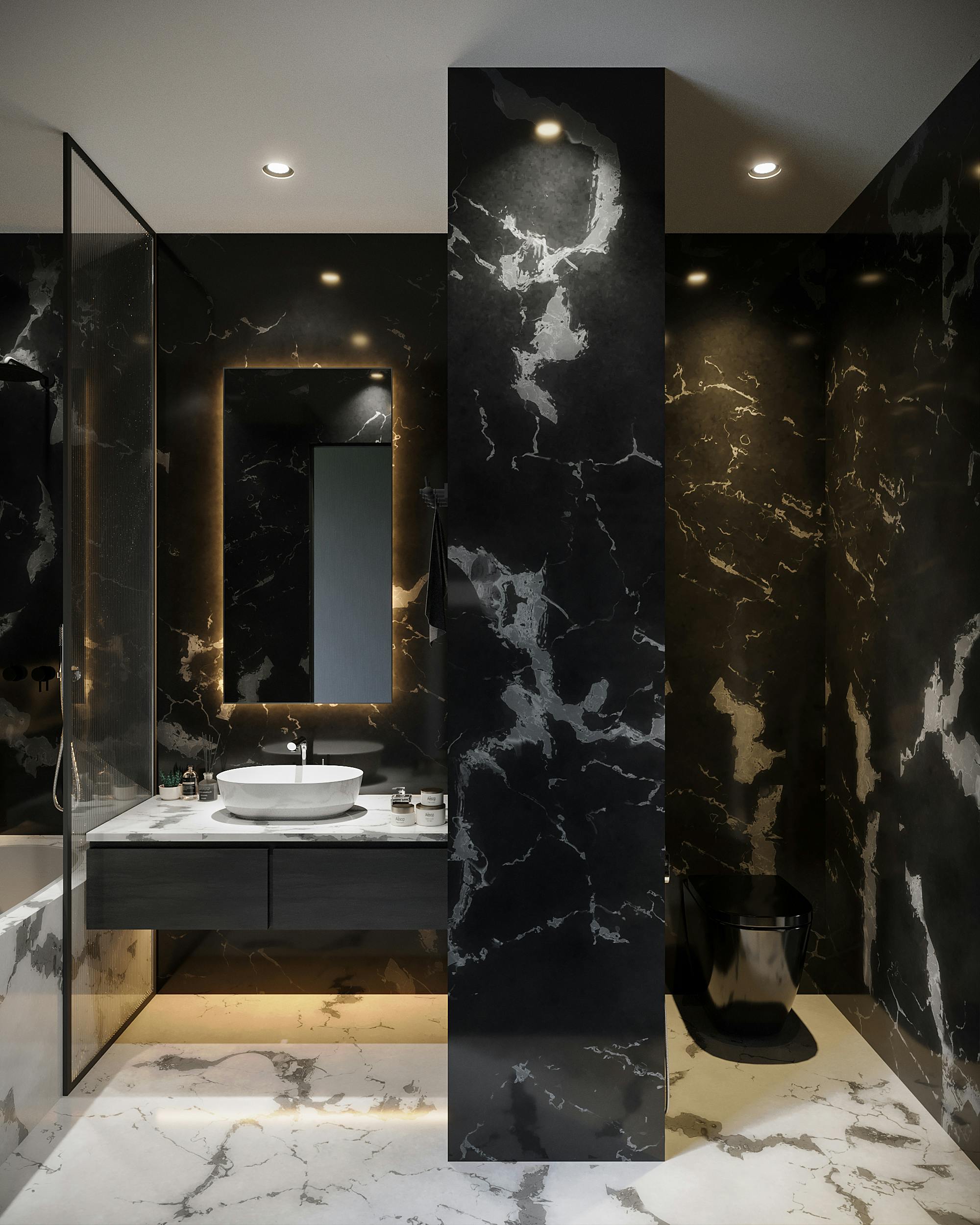 Achieve Minimalist Elegance with a Black Shower Sliding Door