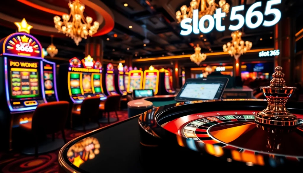 Experience thrilling gameplay with slot 365 machines in a vibrant casino atmosphere.