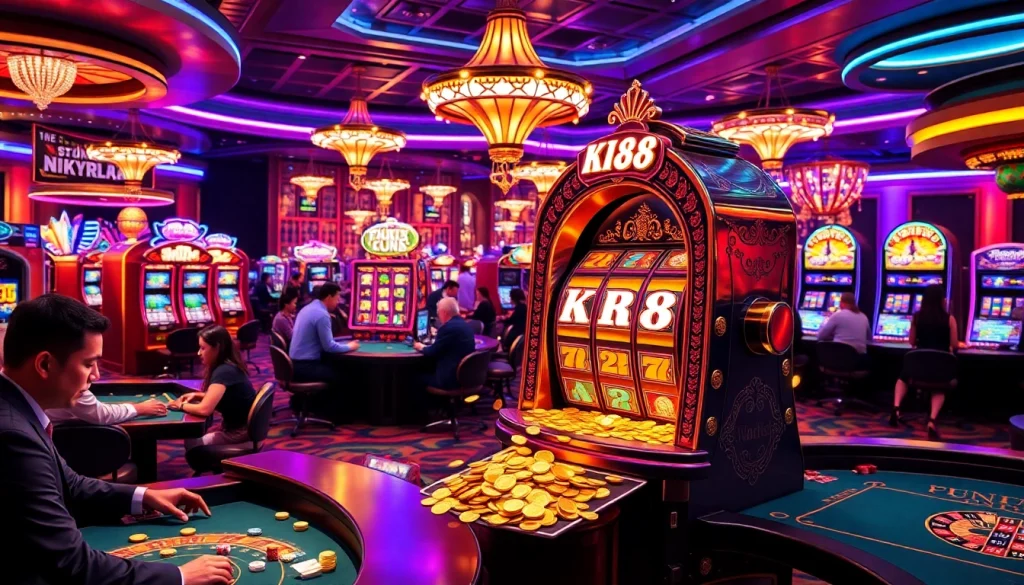 Experience the excitement of gambling at NK88 with dynamic casino games and vibrant atmosphere.