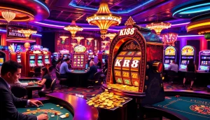 Experience the excitement of gambling at NK88 with dynamic casino games and vibrant atmosphere.