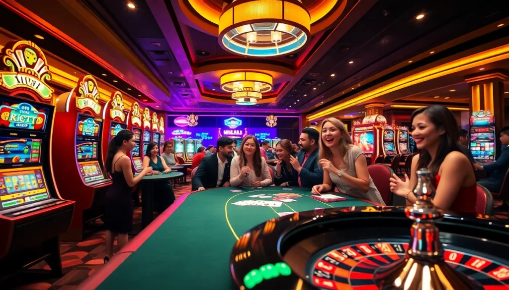 Exciting casino gaming scene with poker chips and roulette wheel, reflecting high stakes and action at https://ecogreenbuilders.in/contact/.