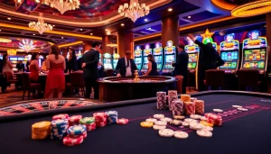 Experience thrilling gameplay at 13Win casino with vibrant roulette, poker, and slot machines.