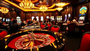 Experience the excitement of Luckywin with engaging casino games and vibrant ambiance.
