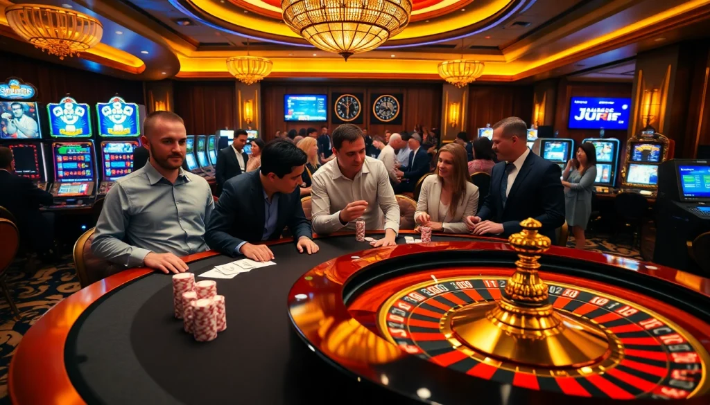 Join the excitement at https://siu88.best/ with vibrant poker action at a luxury casino.
