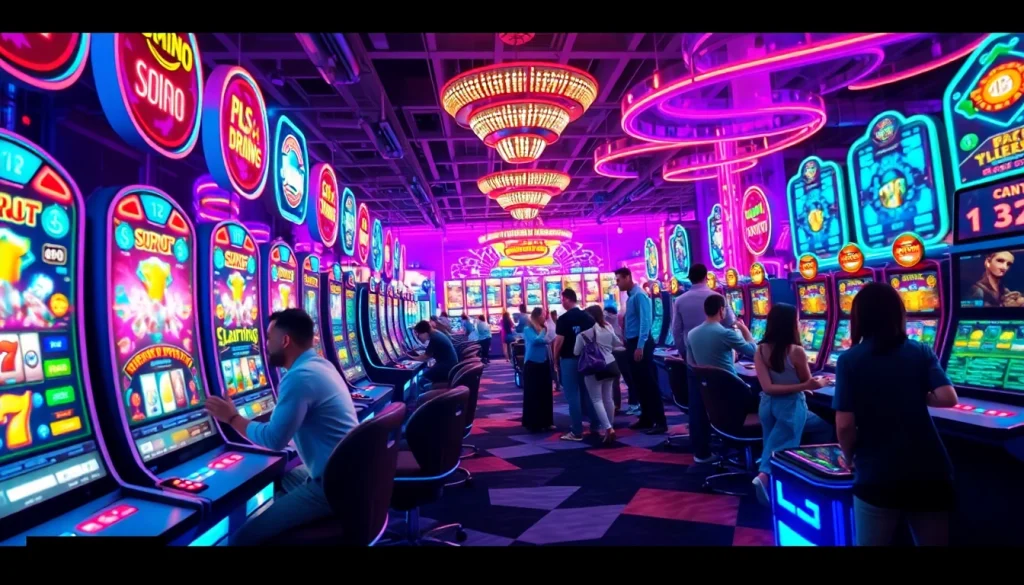 Exciting gaming environment featuring JAMETKUPROY88 with vibrant colors and dynamic action.