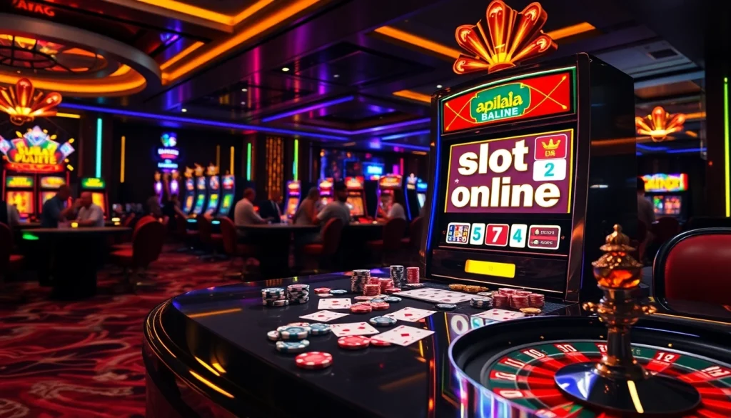 Experience the thrill of winning at slot online apiraja88 with luxurious casino elements and vibrant gameplay.