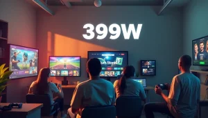 399W online betting platform with vibrant gaming environment and casual gamers