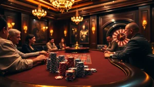 Engage with thrilling poker action at the hidden wiki-inspired casino table.