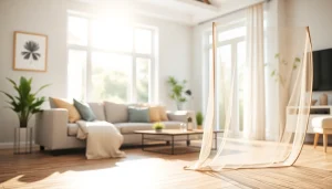 Se hvordan myggenet effektivt beskytter dit hjem mod insekter i et solrigt miljø.