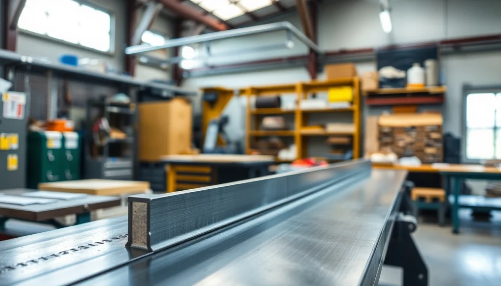 Custom shearing Edmonton showcasing high-quality equipment in an industrial setting.