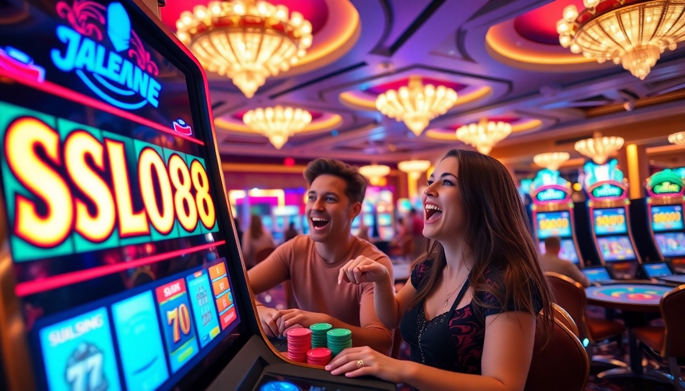 Spin the reels of slot88 with vibrant casino highlights and players immersed in excitement.