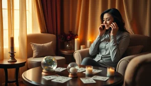 電話越しにエンゲージする占いアドバイザーとの信頼と洞察を体験してください。