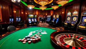 Experience thrilling games at berlian888 with luxurious casino elements and vibrant winning atmospheres.
