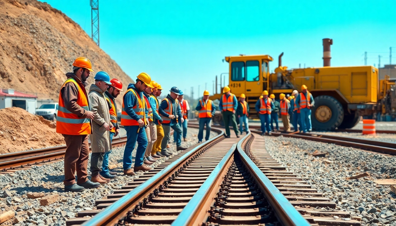 Choosing the Right Railroad Track Construction Company for Your Project