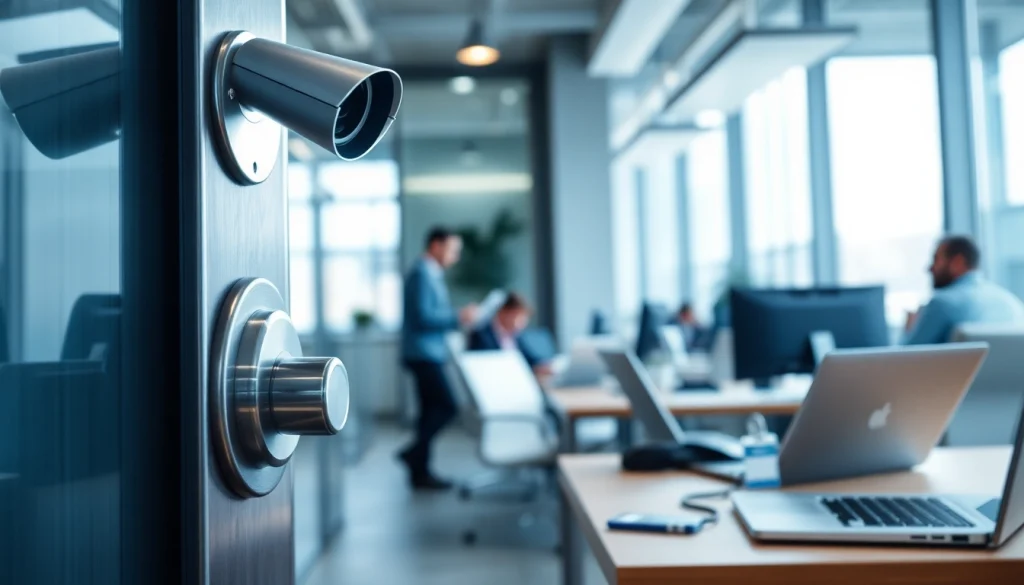 Enhance Commercial Security in St. Louis County, Missouri with modern locks in an office setting.