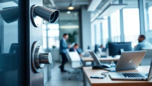 Enhance Commercial Security in St. Louis County, Missouri with modern locks in an office setting.