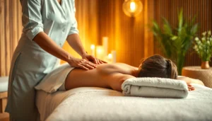 Experience the calming effects of griesbach massage in a serene spa ambiance.