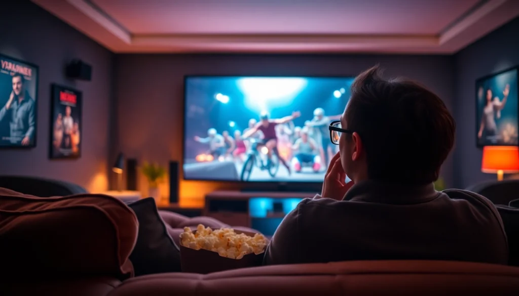 ดูหนังออนไลน์ ในบรรยากาศบ้านหนังด้วยโซฟาสบายและจอใหญ่