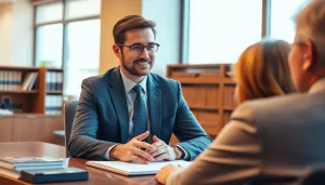 Meet with a Personal Injury Lawyer in Grand Junction to discuss legal strategies in a professional office.