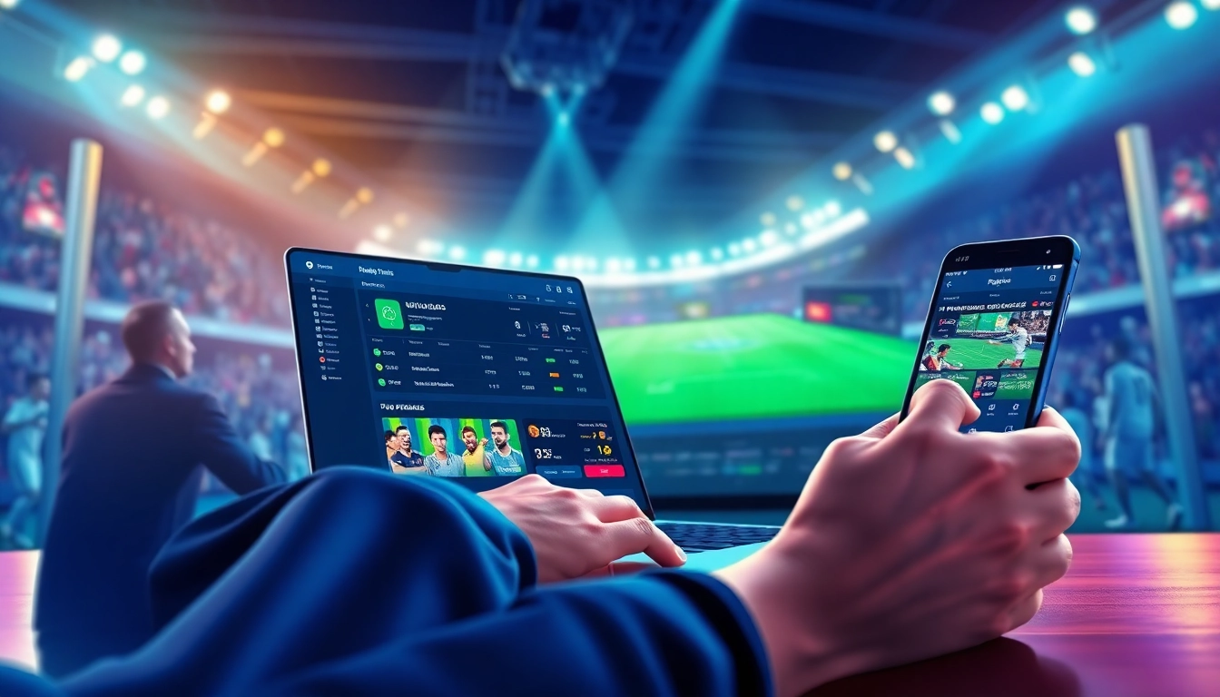 Kèo nhà cái displayed on modern devices, reflecting real-time betting excitement