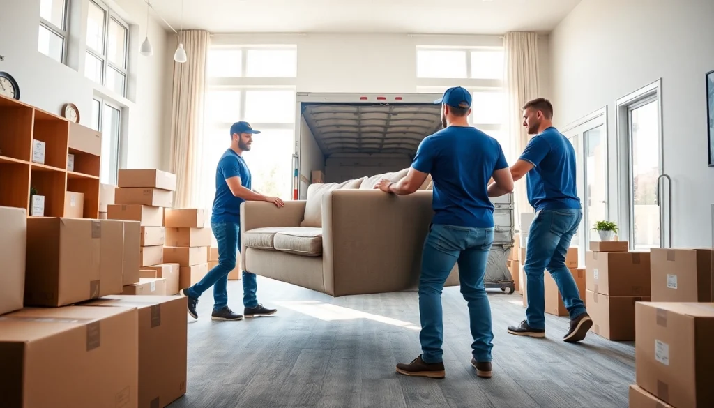 Efficient team of professional movers in Edmonton assisting with moving companies edmonton services.