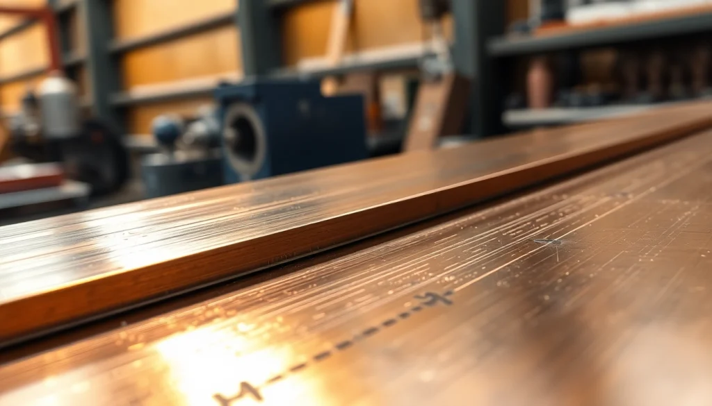 Bara bronz grafitat prezentând texturi intricate și un luciu metalic într-un mediu de atelier.