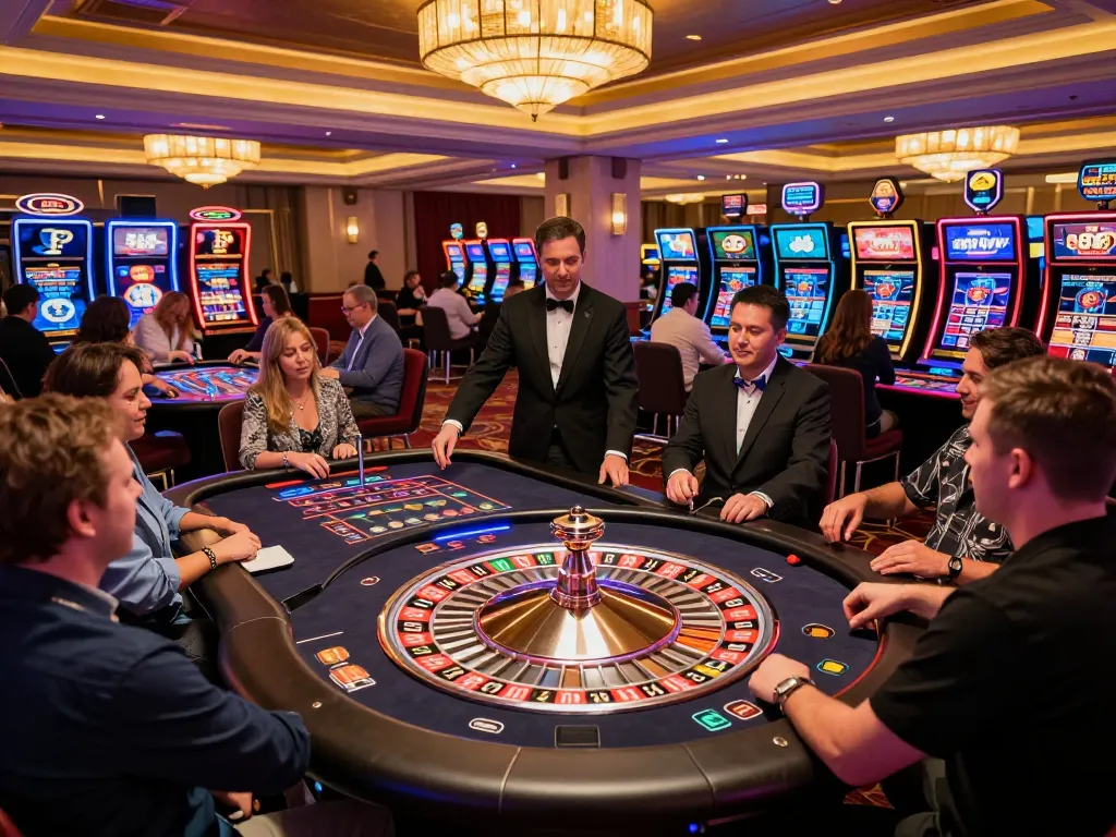 Engaged players experiencing dynamic gameplay at 888now com casino, showcasing roulette action.